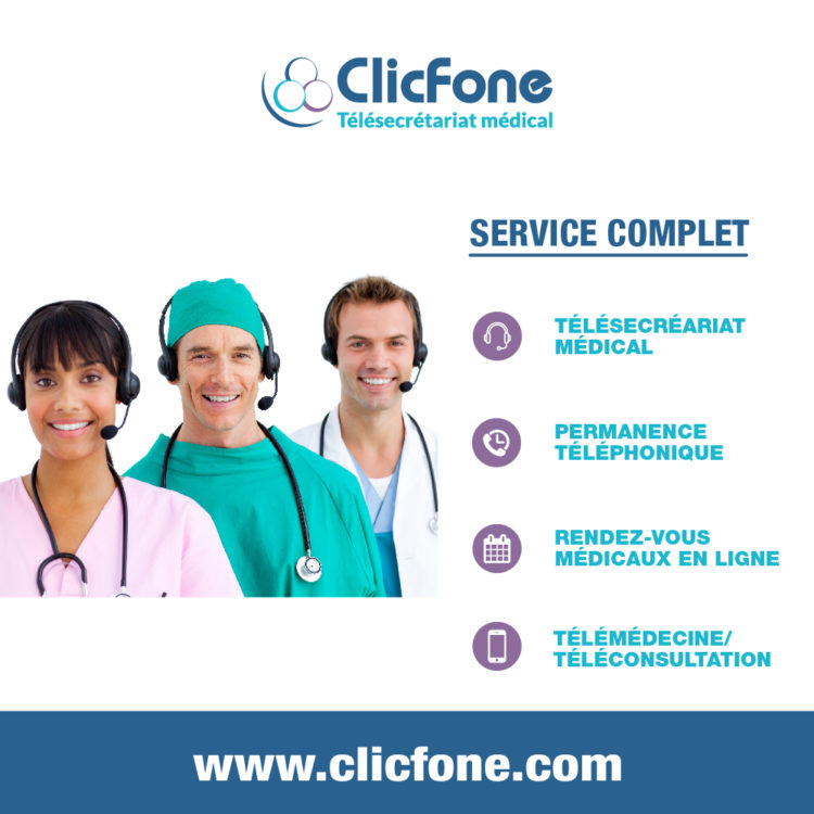 ClicFone Télésecrétariat Télémédecine