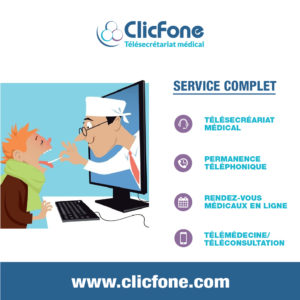 ClicFone télésecrétariat téléconsultation