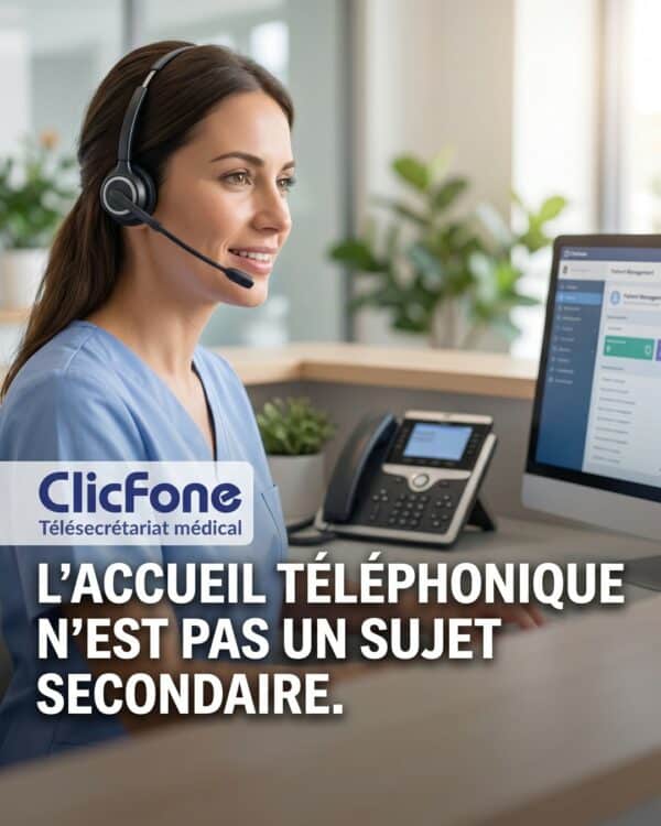 Le secrétariat téléphonique n'est pas un sujet secondaire.